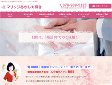 Tablet Screenshot of marriage-akashiokubo.com